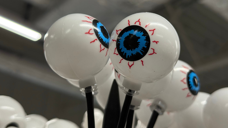 Halloween eyeballs in a store