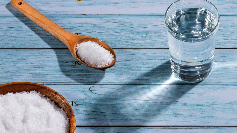 Spoon of Epsom salts