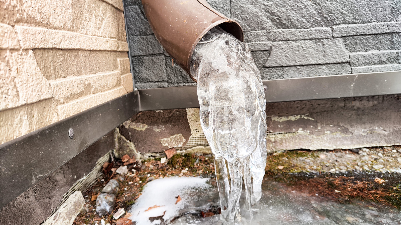 The Essential Tip To Prevent A Buried Downspout From Freezing In The Winter