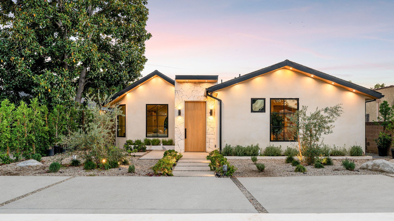 Front-view of a home's exterior