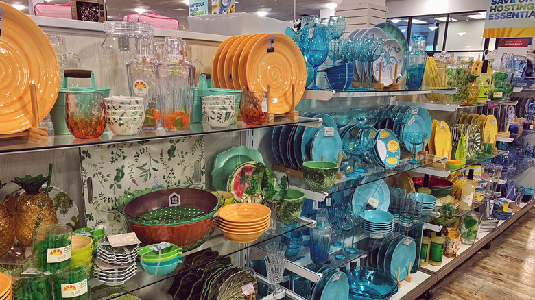 Kitchenware items at HomeGoods