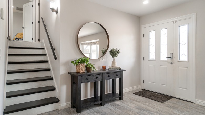 Modern farmhouse entryway