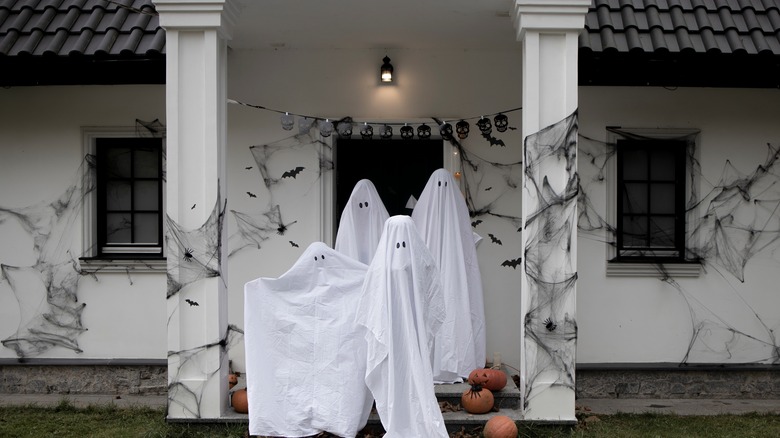 Ghosts on a porch