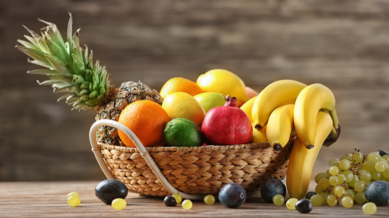Basket of fruits 