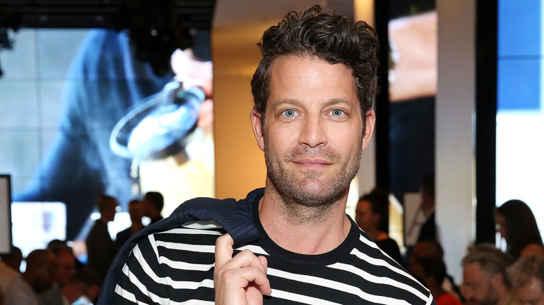 Interior designer Nate Berkus smiling