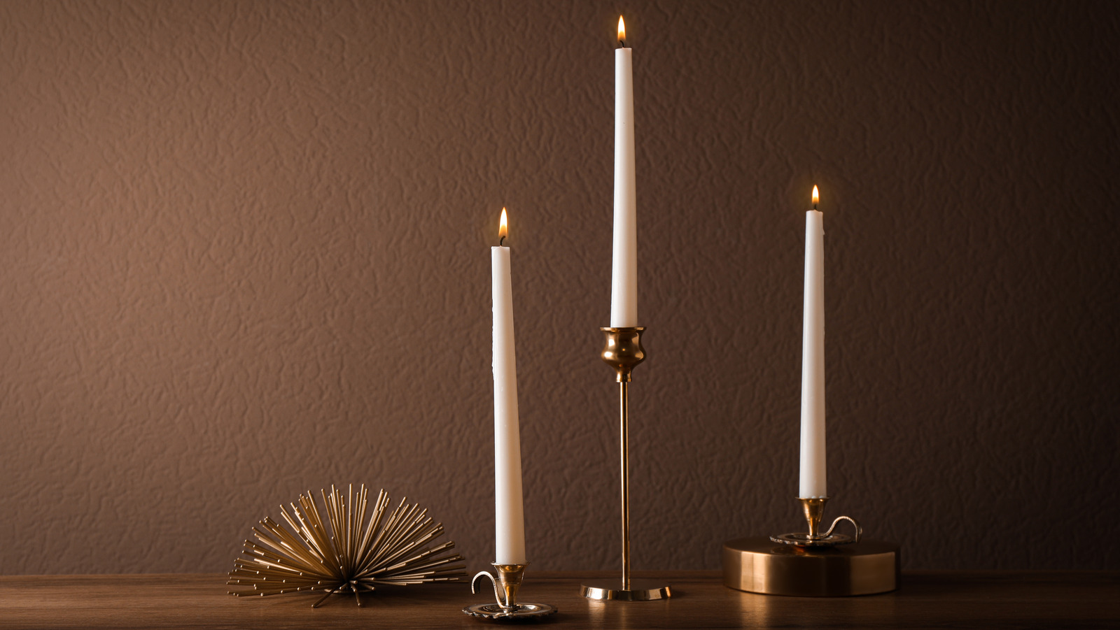 Brass Taper Holders - Jande Candles