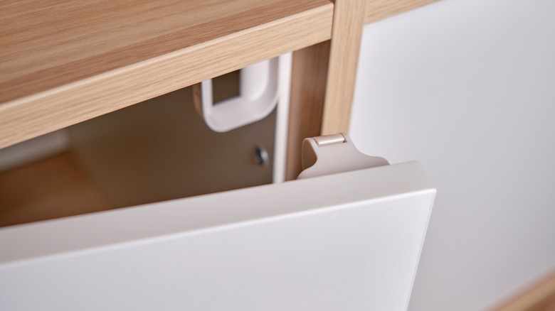 magnetic lock in kitchen