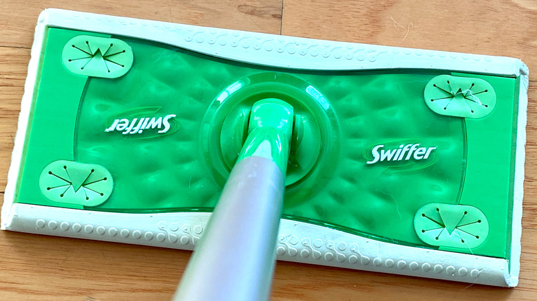 swiffer on floor