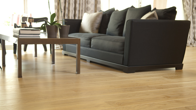 Light oak flooring