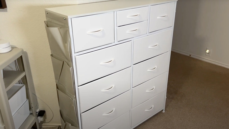 The white Lulive dresser