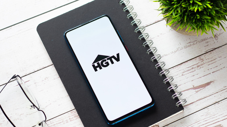 HGTV loading on smart phone 