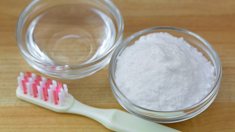hydrogen peroxide and baking soda