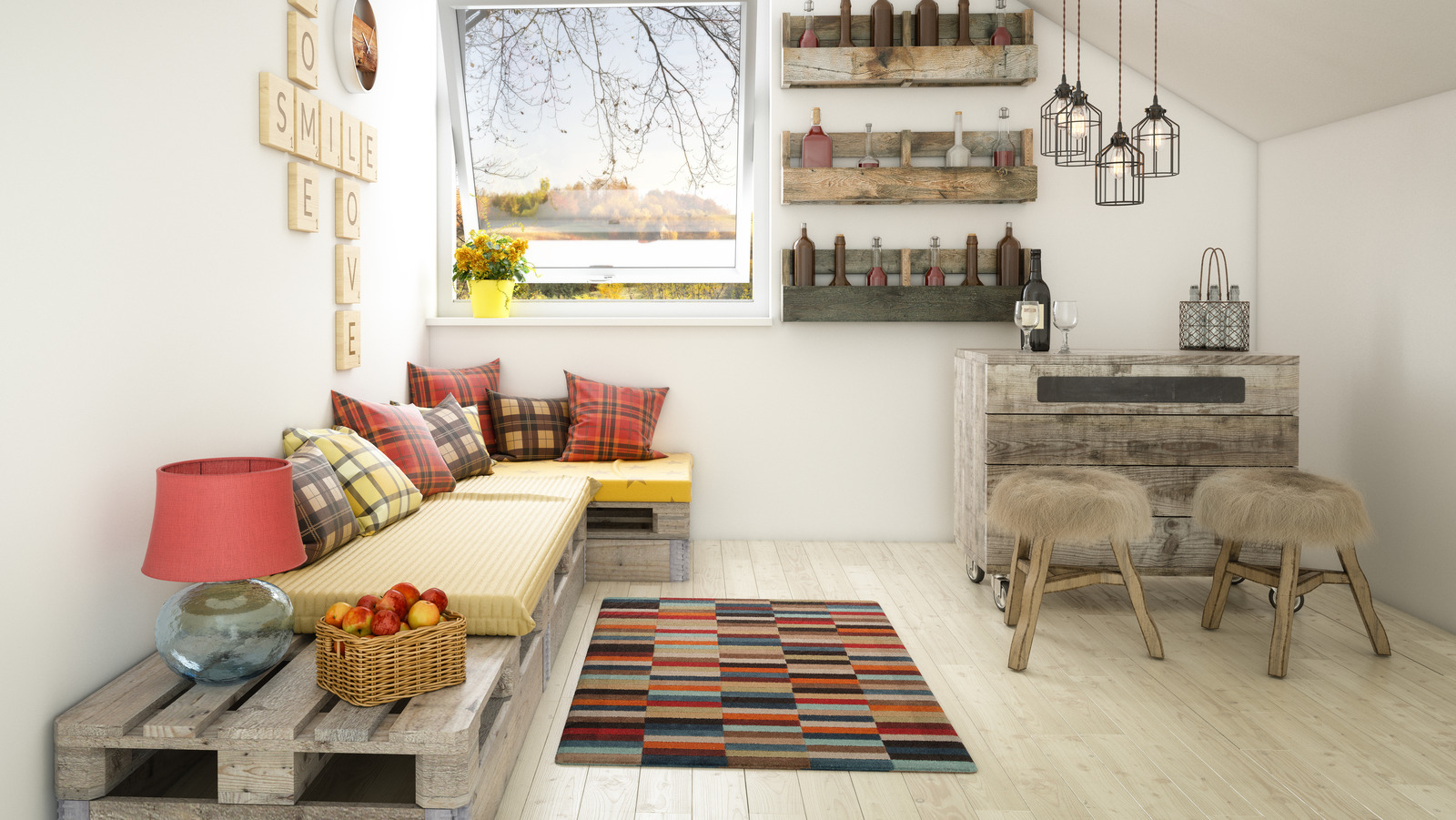 The Ideal Alternative To A Coffee Table That'll Take Up Less Space In A