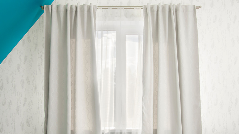 double curtain rain with curtains 