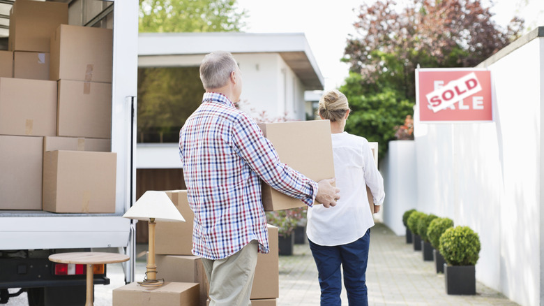 couple moving into new home