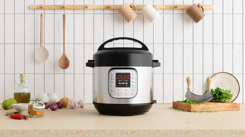 Instant Pot on kitchen counter