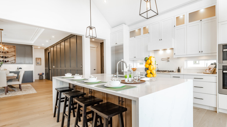 an open concept kitchen