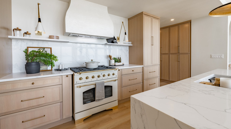A well-designed kitchen with a classic layout