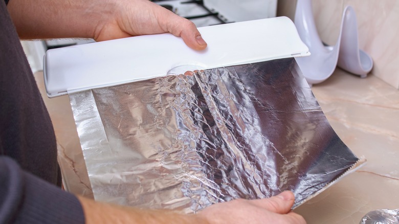 Sheet of aluminum foil