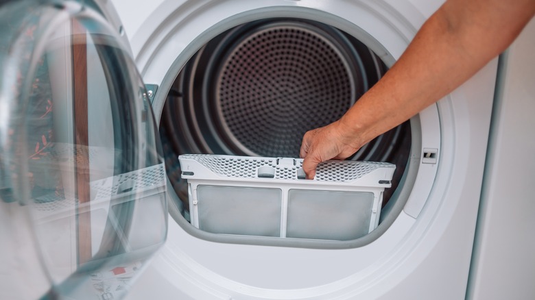 Dryer lint trap