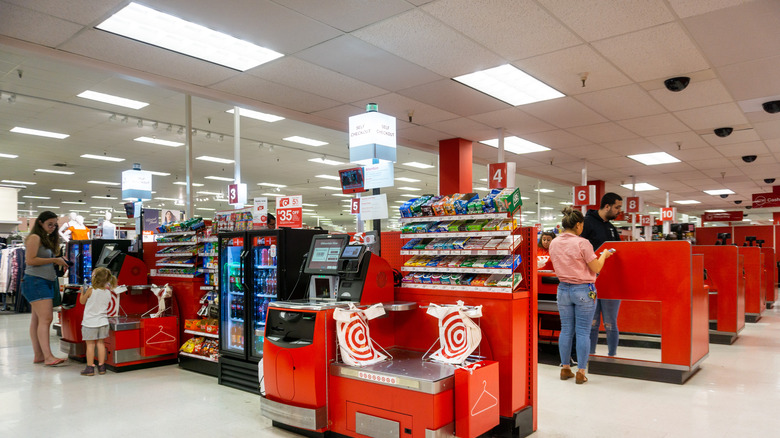 Target store interior