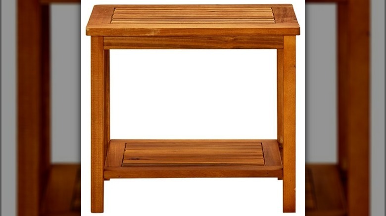 Acacia wood coffee table