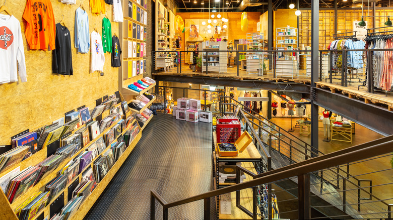 inside Urban Outfitters store