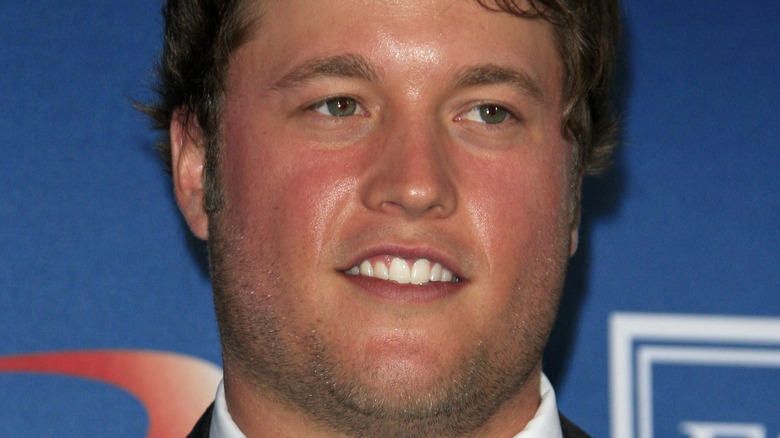 Matthew Stafford smiling