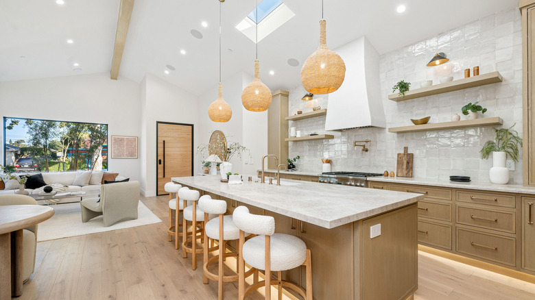 Luxury kitchen interior with a modern design