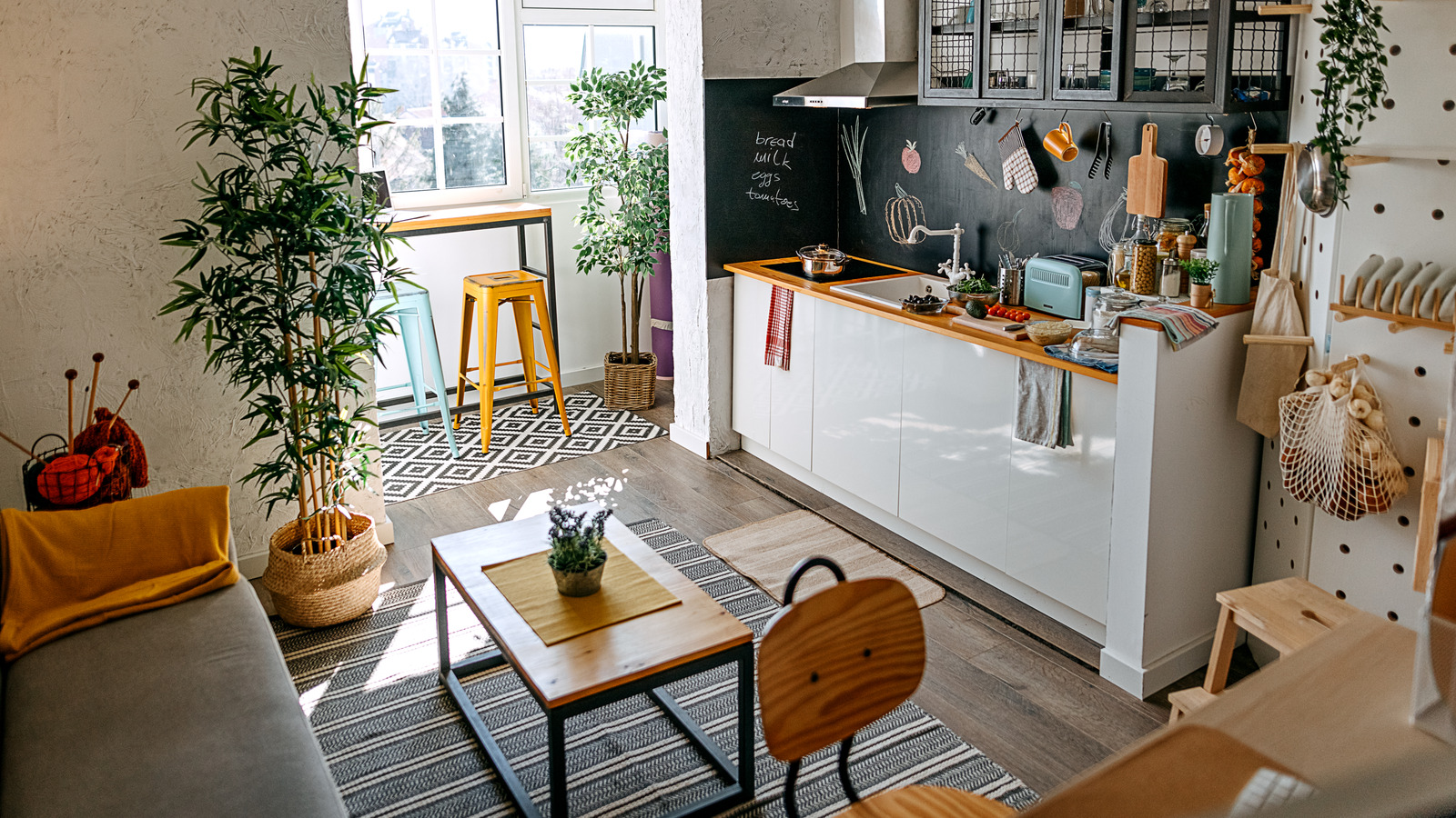 Compact Apartment Furniture With Built-In Seating Storage preview