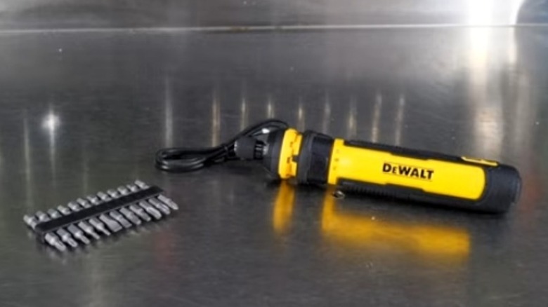 Dewalt screwdriver tool with bits