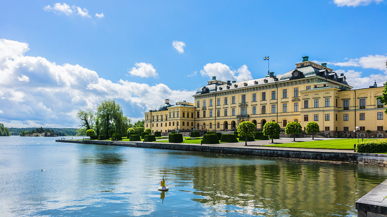 Drottningholm Royal Palace by water
