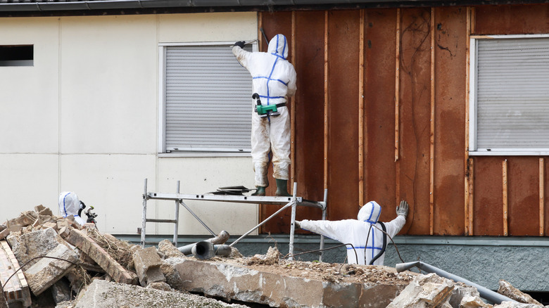 Professional asbestos removal