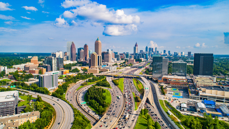Skyline view of Atlanta, Georgia