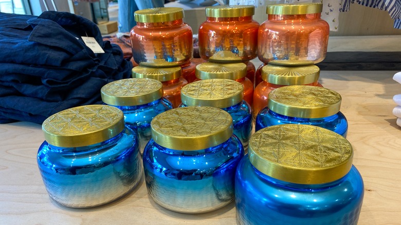 candles at Anthropologie