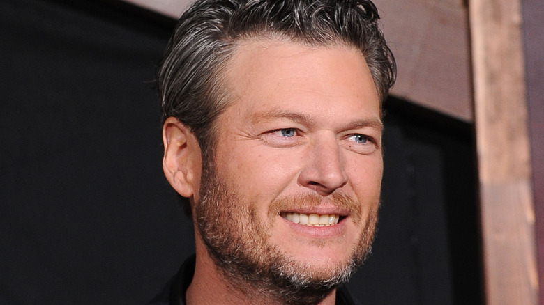 Blake Shelton smiling