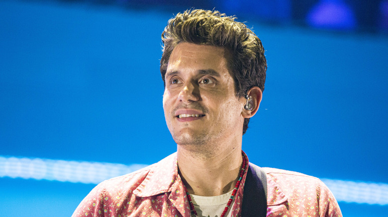 John Mayer performing