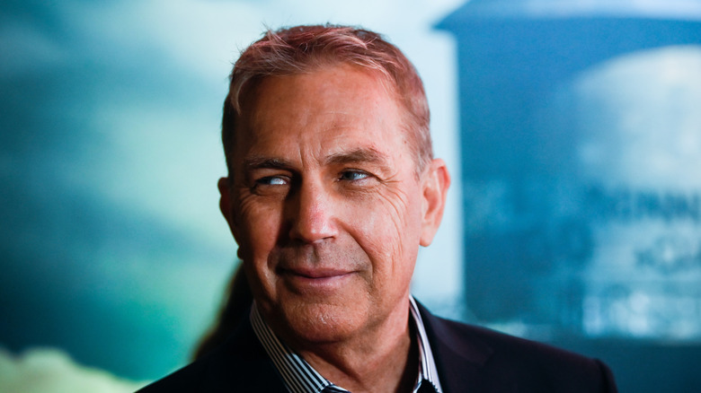 Kevin Costner smiling