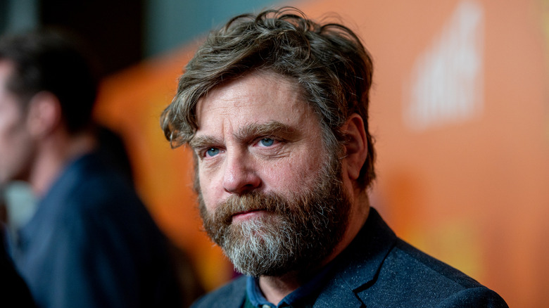 Zach Galifinakis staring