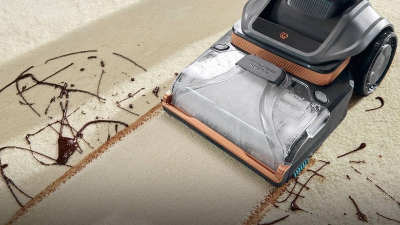 bissell revolution hydrosteam pet cleaning up carpet mess