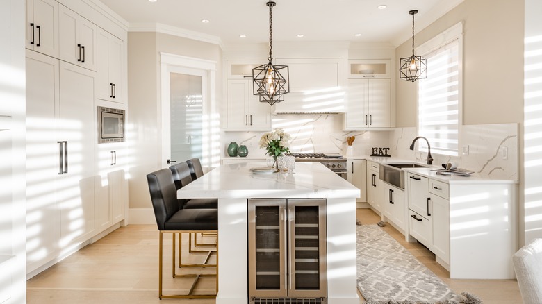 Modern kitchen with sleek look