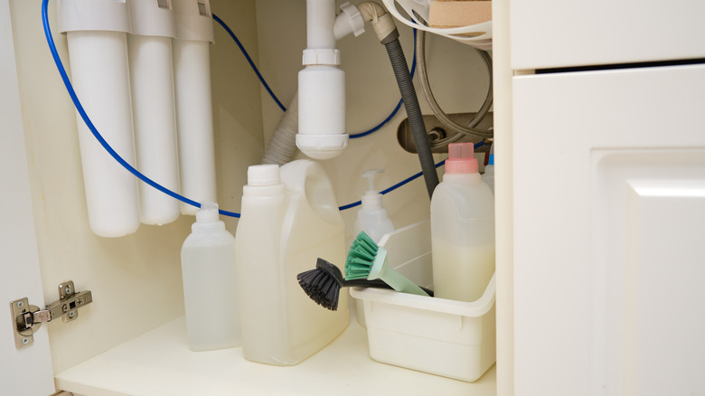 Under the sink storage