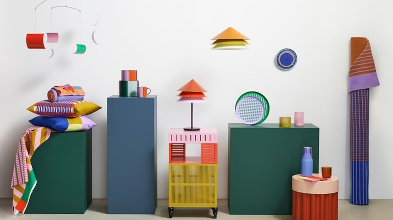 Colorful IKEA decor collection