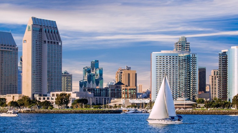 San Diego and boats