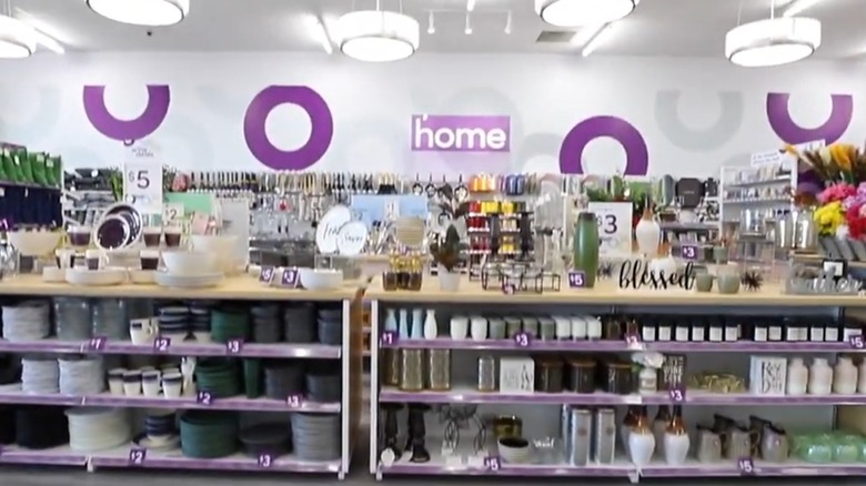 A section of a Popshelf store displays many products.
