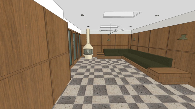 mockup of den