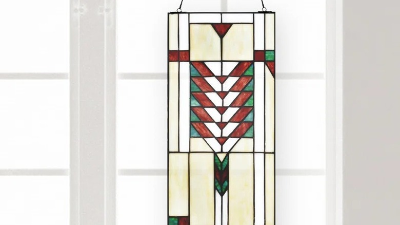 A stained glass hanging from Wayfair