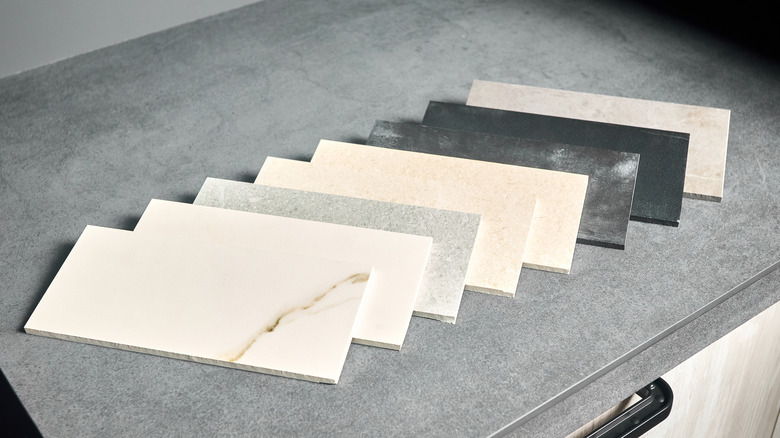 Countertop samples