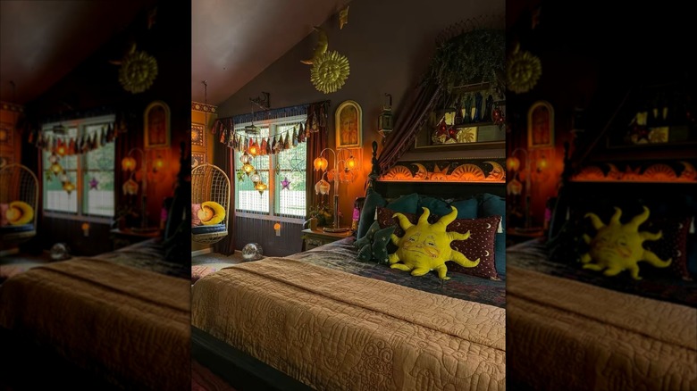 Whimsigoth inspired bedroom