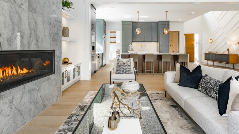 dining area in living room